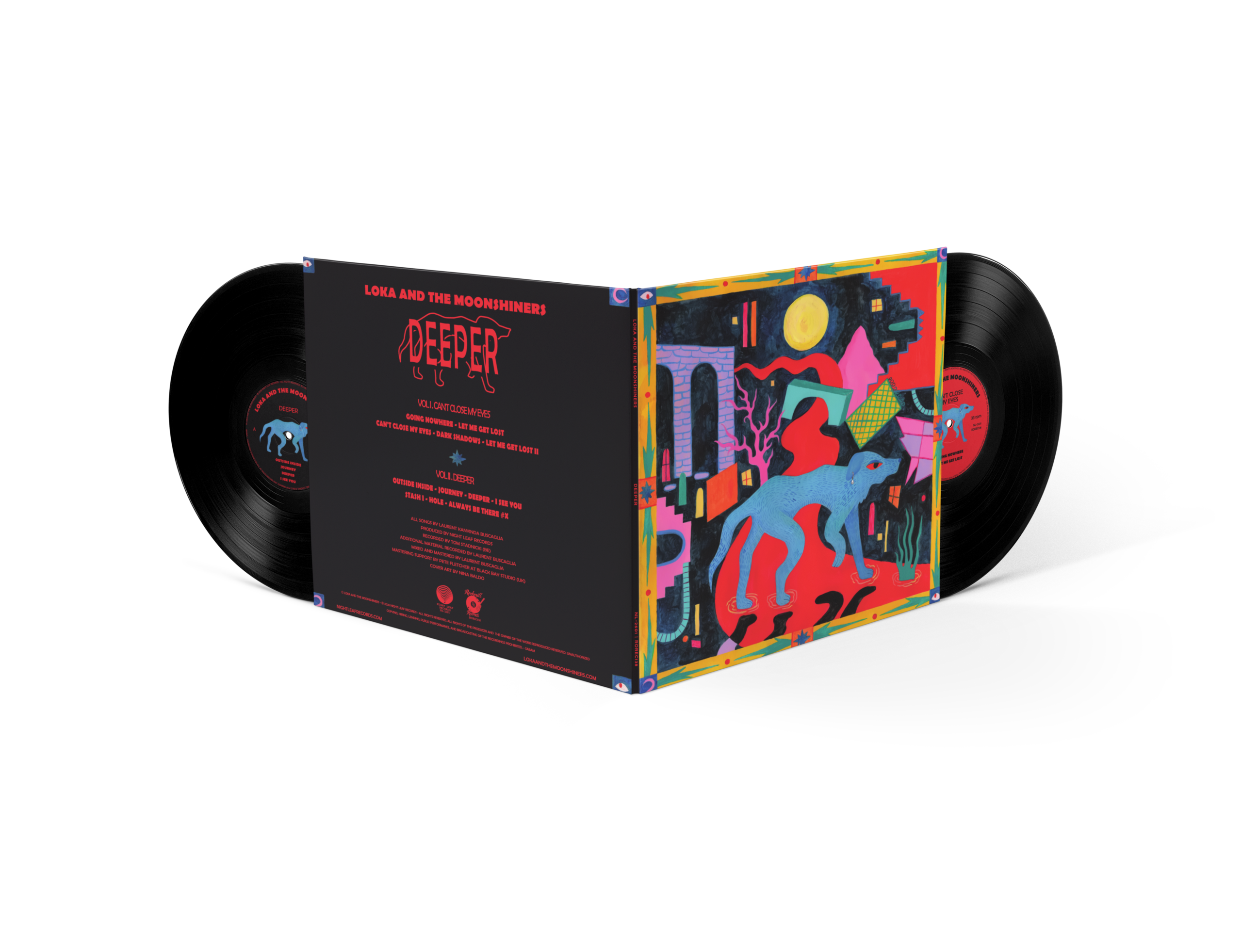 PRE ORDER  LoKa And The Moonshiners - Deeper (2x lp 12' vinyl)